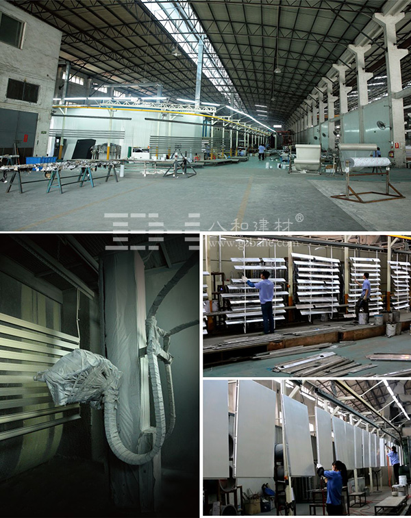 【噴涂加工】論鋁單板廠家的噴涂系統-八和建材